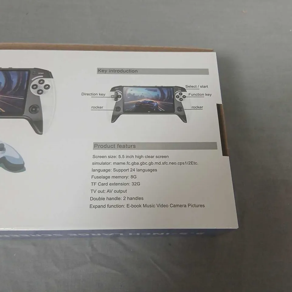 SAKERPLUS 5.5-INCH HANDHELD CONSOLE – X9, BOXED