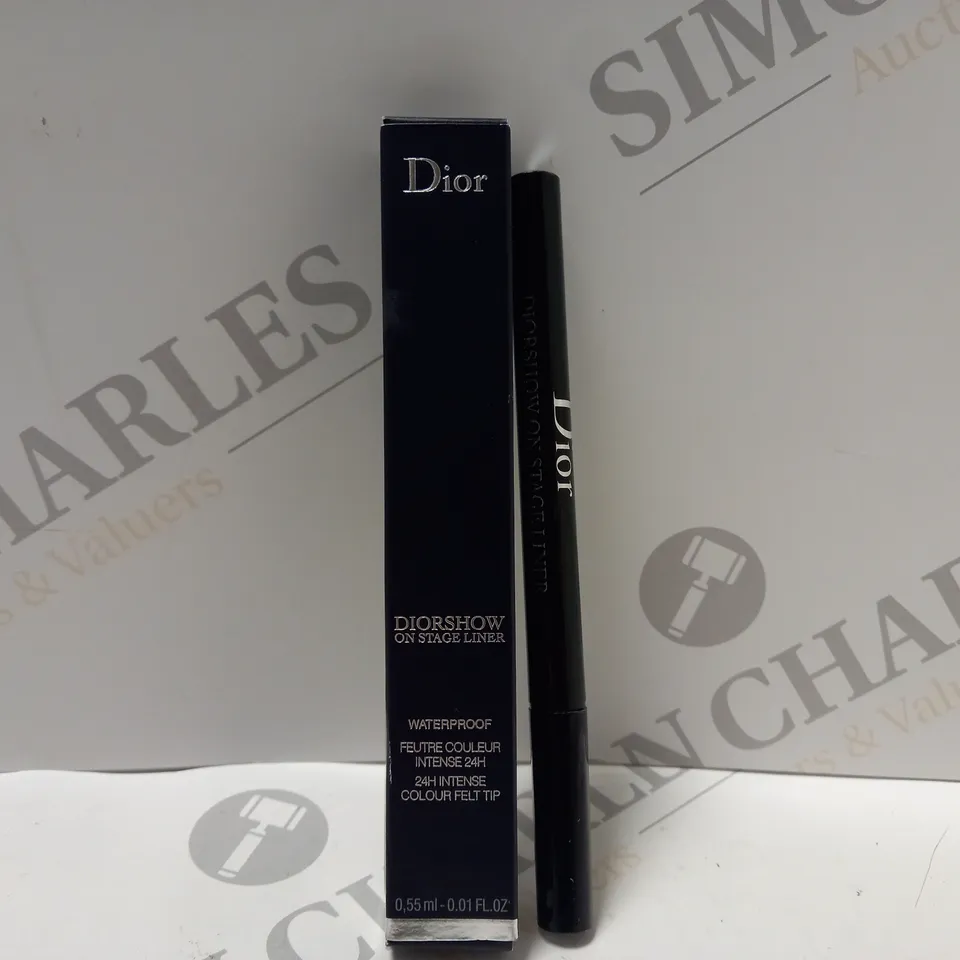 CHRISTIAN DIOR DIORSHOW ON STAGE LINER WATERPROOF #096 SATIN BLACK 