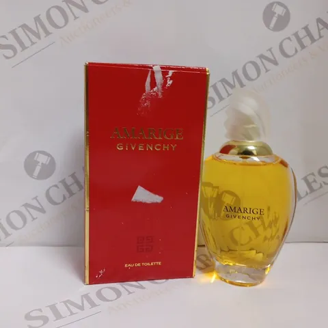 BOXED GIVENCHY AMARIGE EAU DE TOILETTE - 100ML