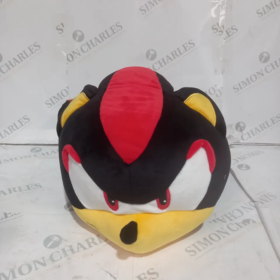 TOMY SONIC THE HEDGEHOG SHADOW PLUSHY HEAD - LARGE