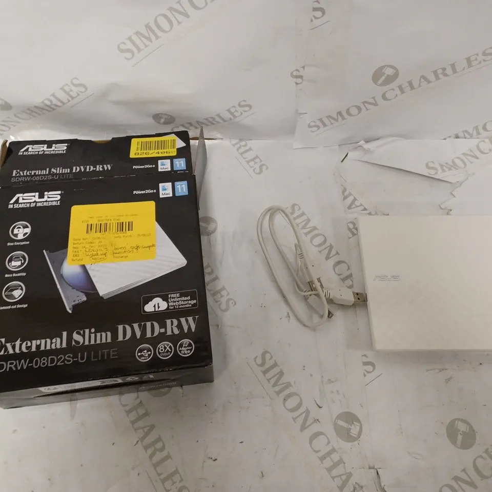 ASUS EXTERNAL SLIM DVD-RW 