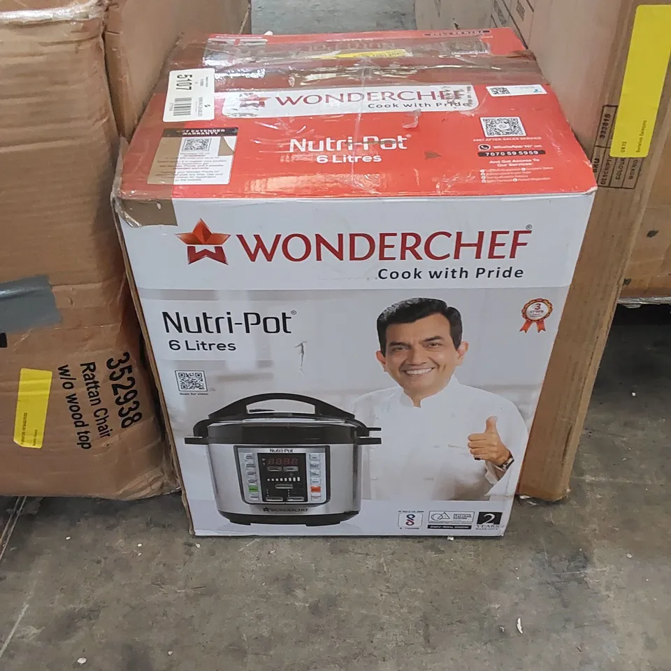 BOXED NUTRI POT 6L ELECTRIC PRESSURE COOKER (1 BOX)
