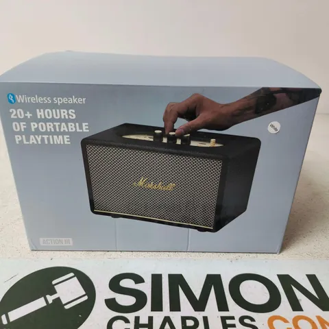 MARSHALL WIRELESS PORTABLE SPEAKER