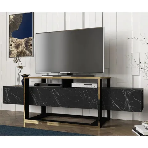BOXED ADYSUN TV STAND FOR TVS UP TO 65" (ONLY BOX 2 OF 2)