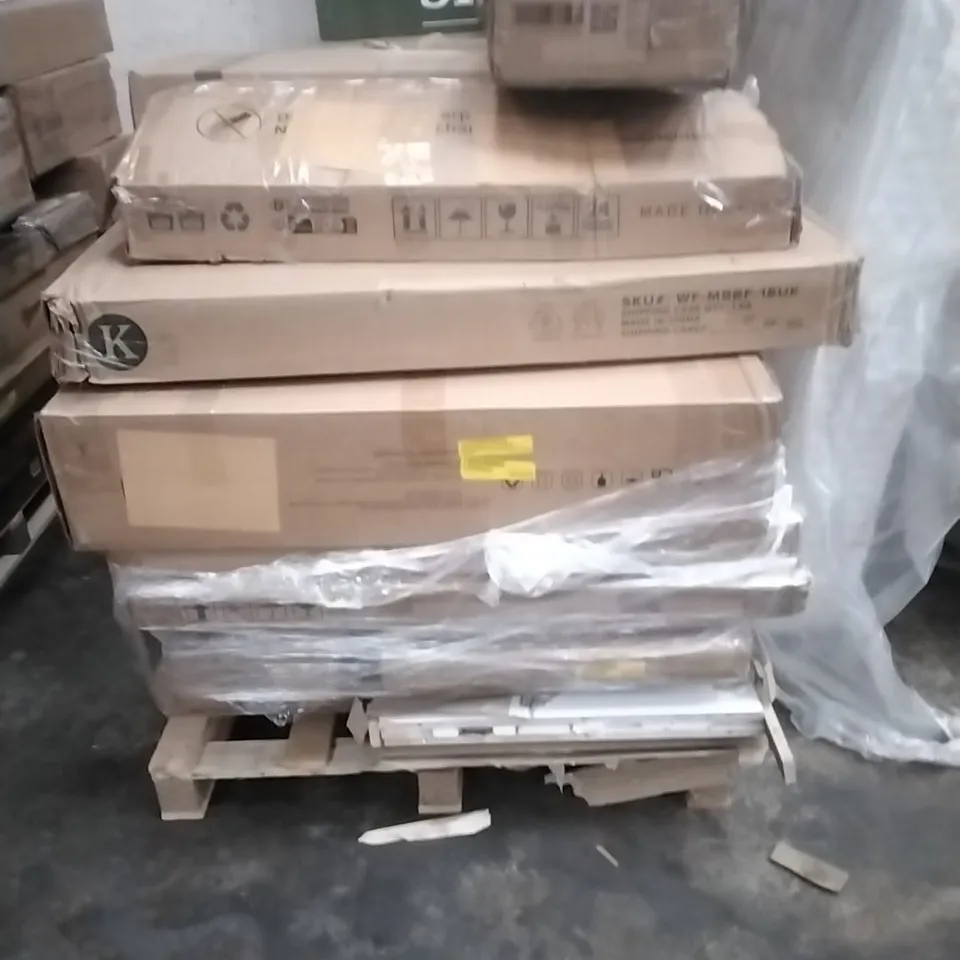 PALLET CONTAINING ASSORTED HOUSEHOLD FURNITURE