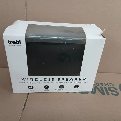 TREBL WIRELESS SPEAKER – BLUETOOTH PORTABLE SPEAKER 