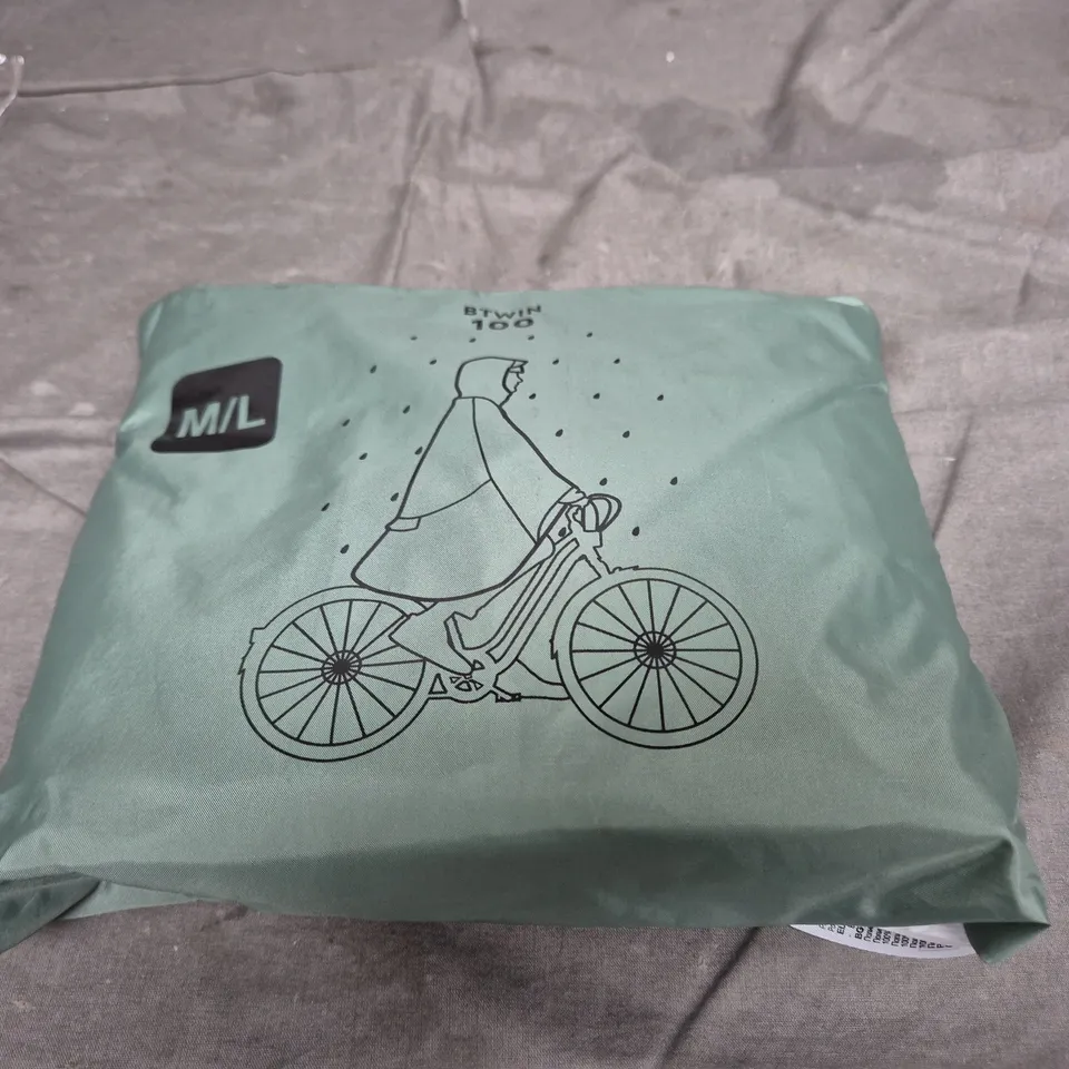 BT WIN 100 WATERPROOF CYCLING COAT , SIZE M/L