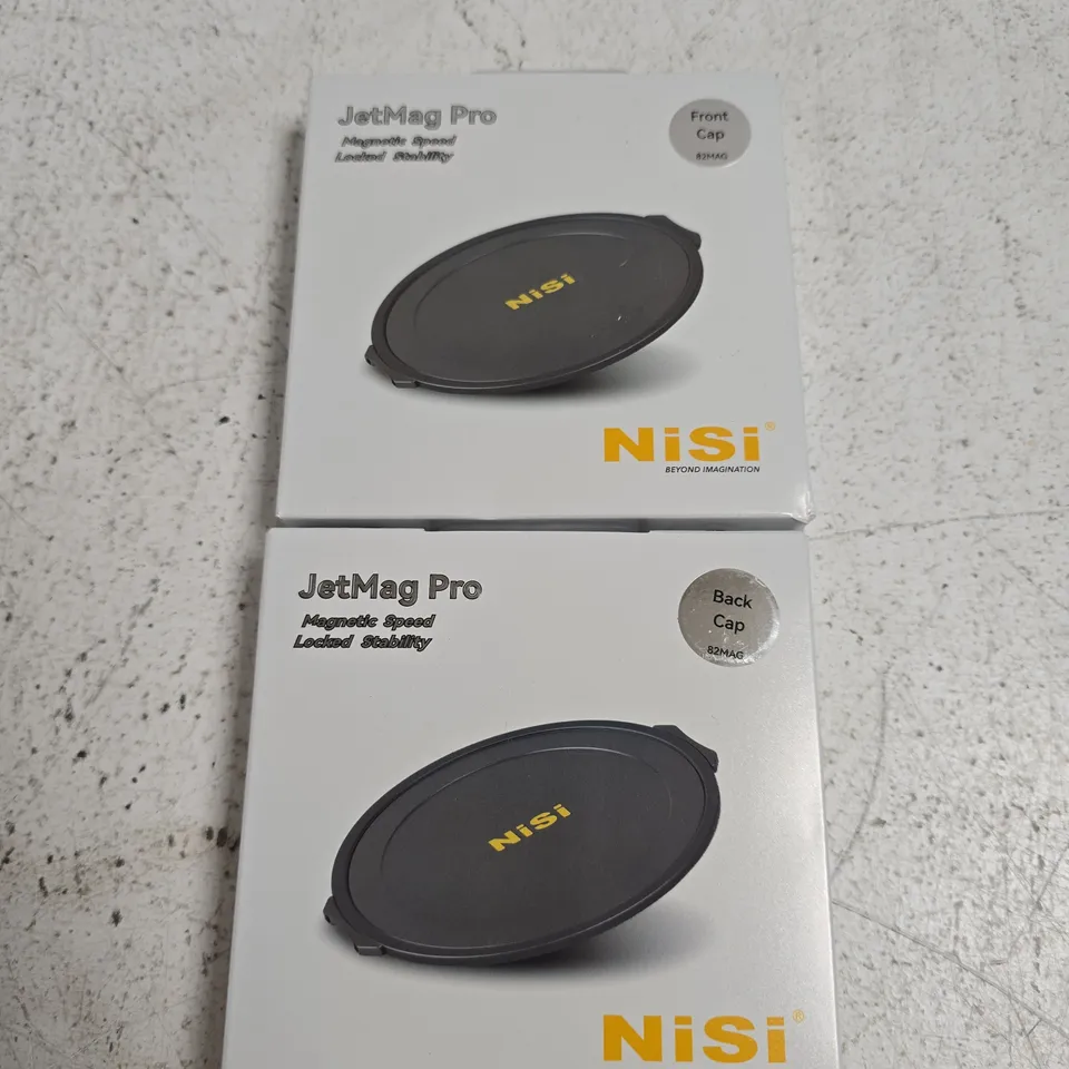 NISI JETMAG PRO FRONT & BACK CAP SET – 82MM MAGNETIC (2 BOXES)