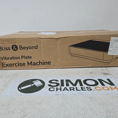 BLISS & BEYOND VIBRATION PLATE EXERCISE MACHINE – BOXED