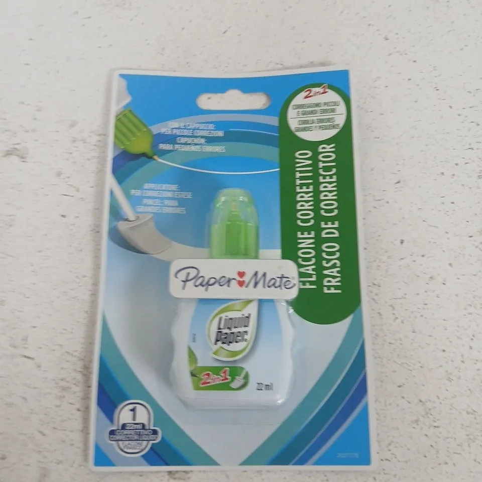 PAPER MATE CORRECTION FLUID – 7ML BOTTLE - APPROX 10 PER BOX 