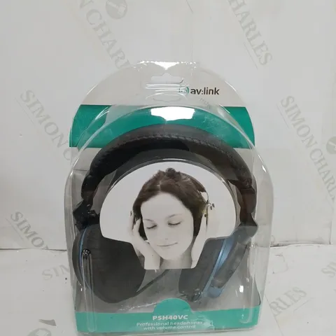 AV:LINK HI-FI HEADPHONES WITH VOLUME CONTROL