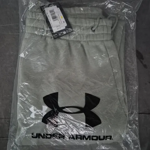 UNDER ARMOUR ICON FLEECE JOGGERS IN GREEN SIZE MEDIUM