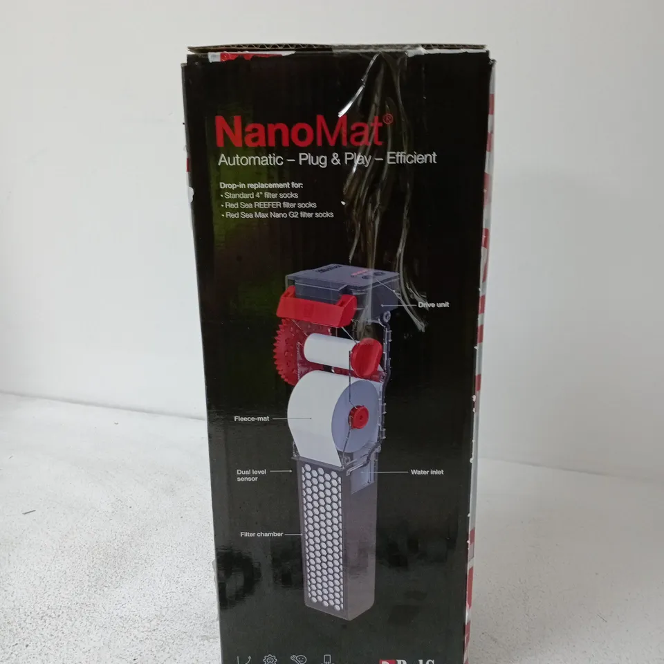 RED SEA NANOMAT AUTOMATIC PLUG & PLAY FILTRATION ACCESSORY – BOXED