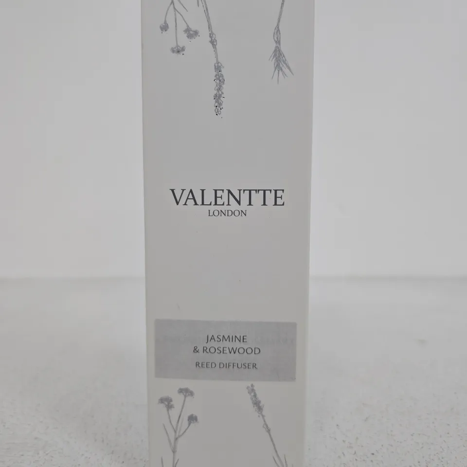 VALENTTE LONDON JASMINE & ROSEWOOD REED DIFFUSER