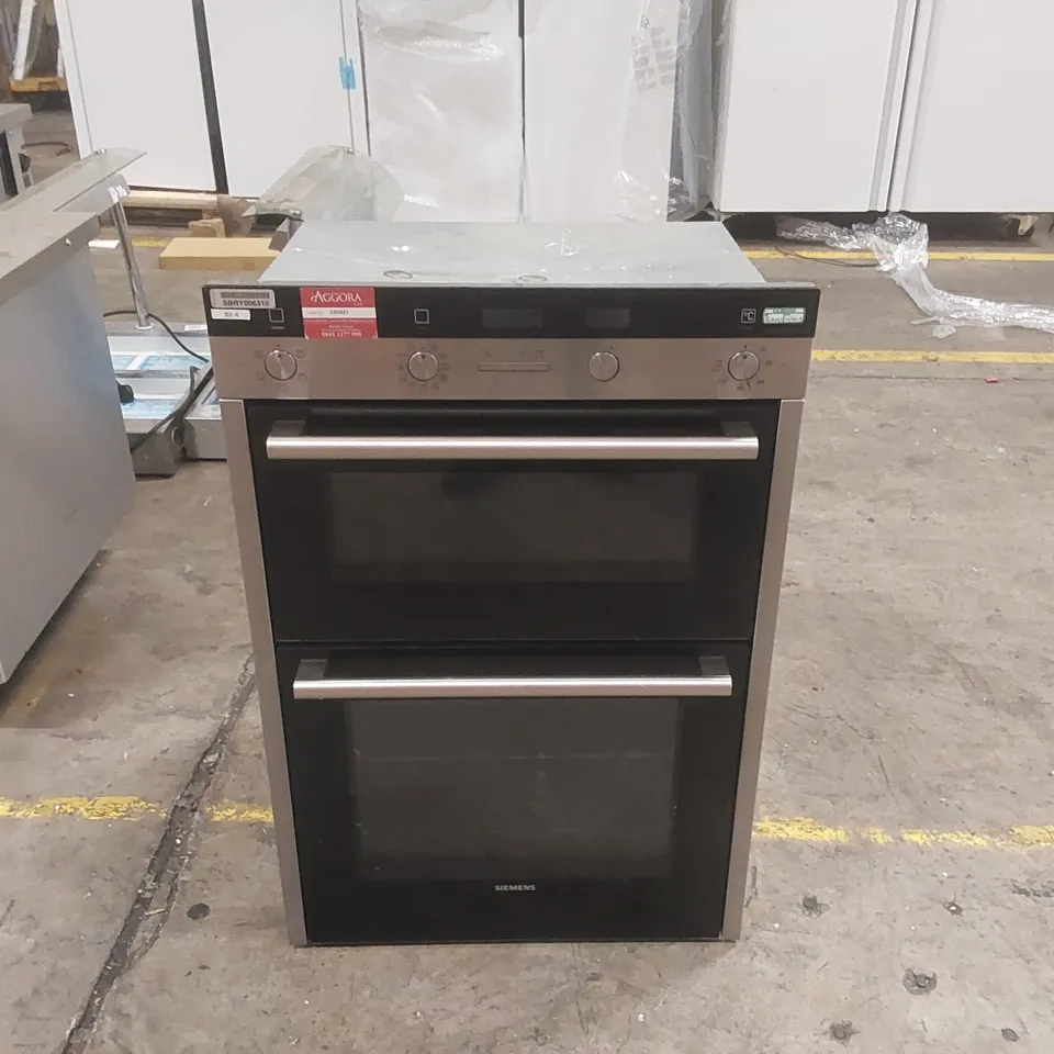 SIEMENS HB55MB551B BUILT-IN DOUBLE ELECTRIC OVEN, STAINLESS STEEL