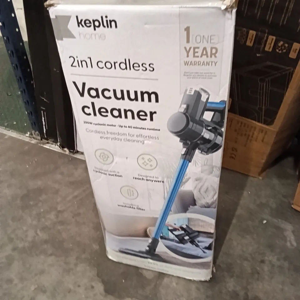 BOXED KEPLIN 2IN1 CORDLESS VACUUM CLEANER 