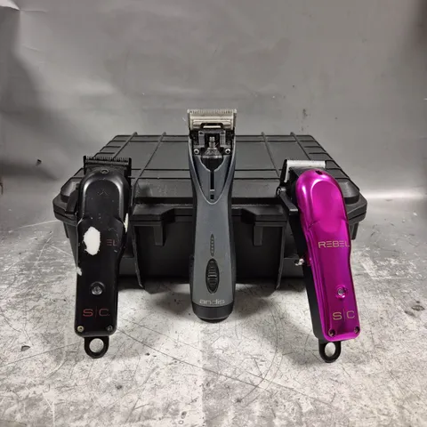 BOXED 3 HAIR TRIMMER SET - MODELS UNSPECIFIED 