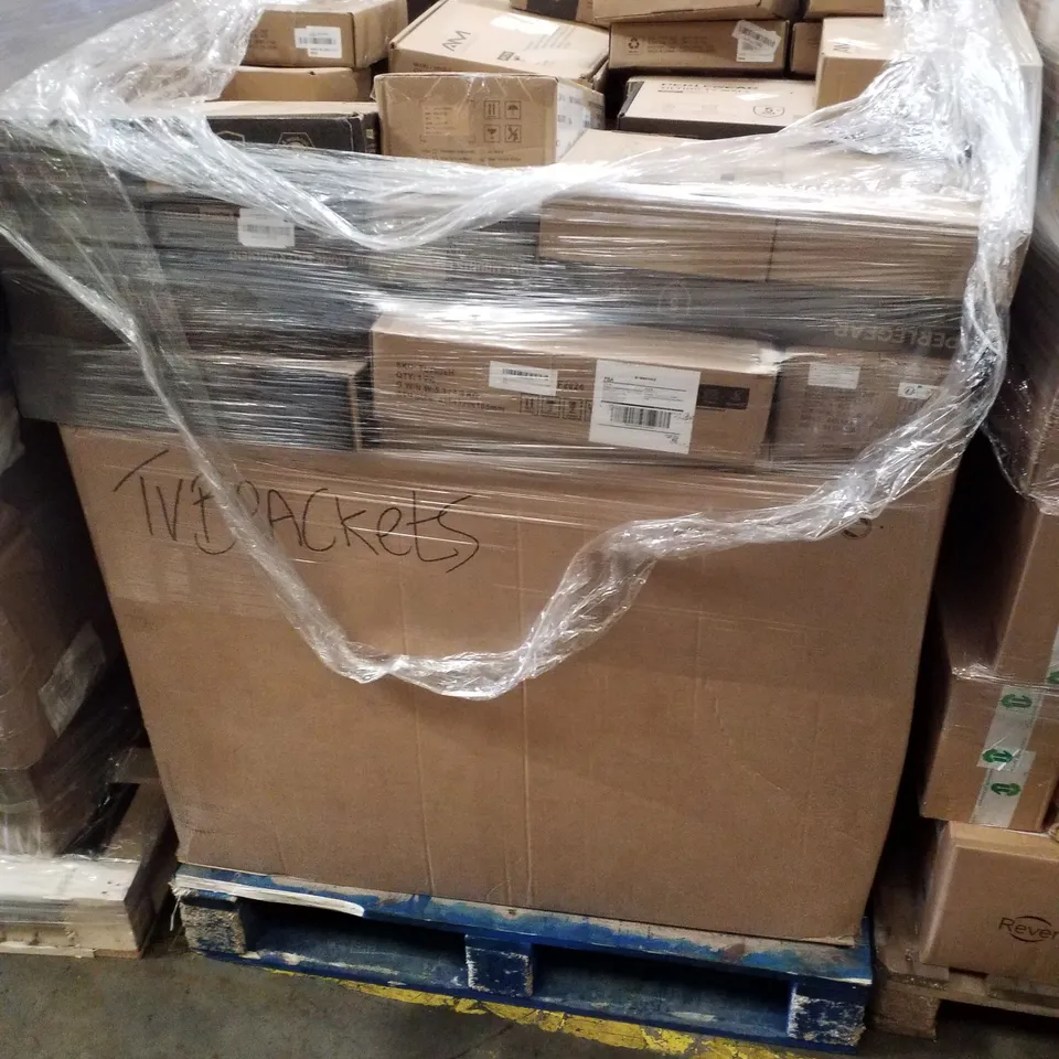 PALLET CONTAINING ASSORTED TV MOUNTS