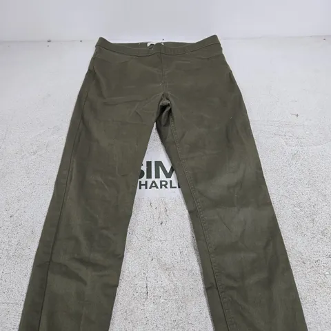 M&S JEGGINGS – HUNTER GREEN, UK 12, REGULAR LENGTH