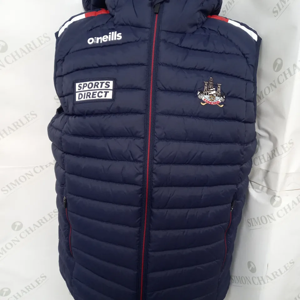 O'NEILLS PEAK HOODED GILET IN NAVY SIZE S