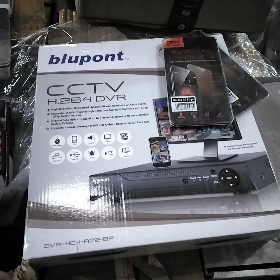 PALLET OF ASSORTED ITEMS TO INCLUDE KEYBOARDS,GALAXY 6 EDGE TEMPERED GLASS SCREEN PROTECTORS AND OTHER ASSORTED ITEMS...