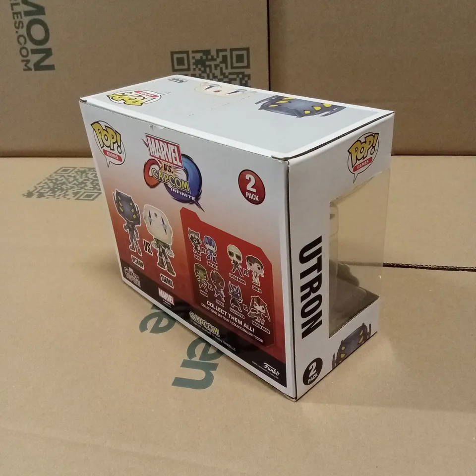 BOXED FUNKO POP 2-PACK MARVEL VS CAPCOM INFINITE, ULTRON VS SIGMA