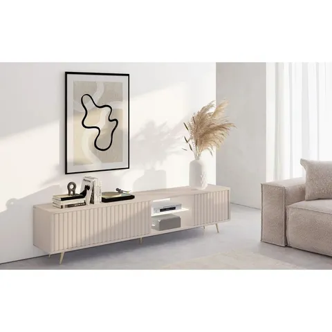 BOXED BELLO TV STAND FOR TV'S UP TO 70" (1 BOX)