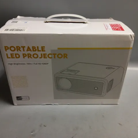 BOXED CLOKOWE PORTABLE LED PROJECTOR 