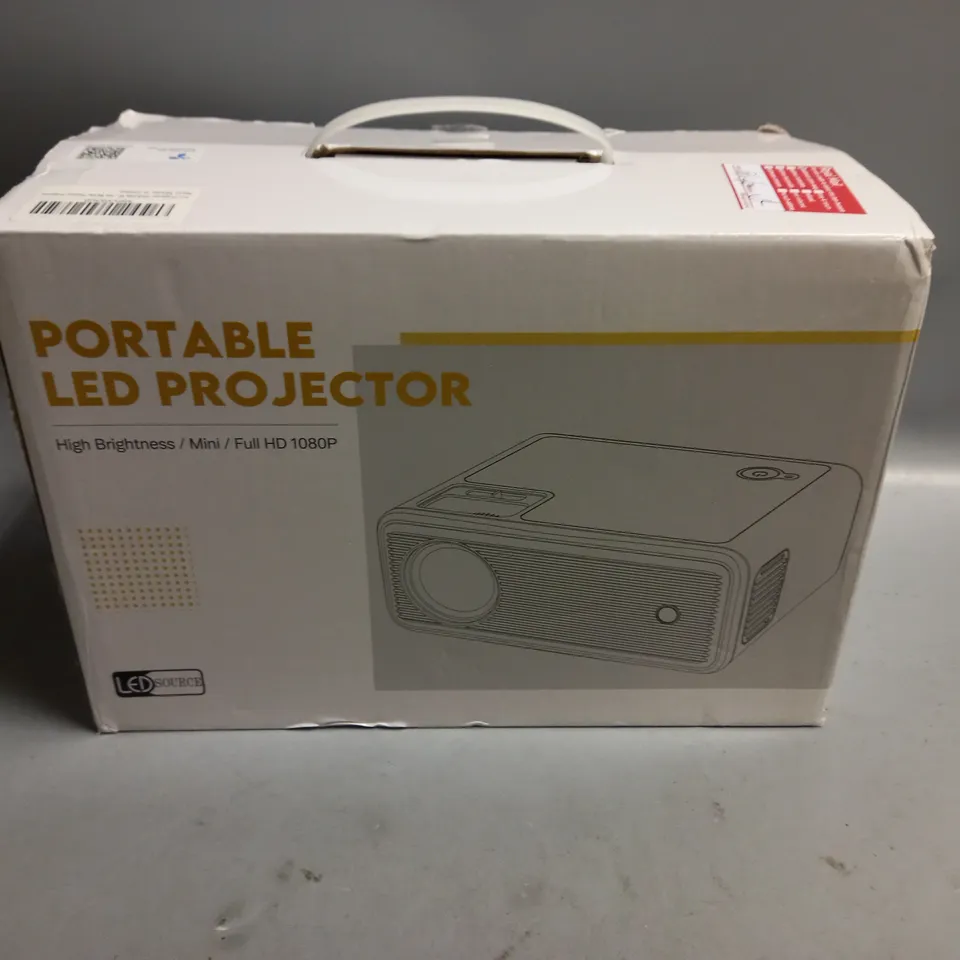 BOXED CLOKOWE PORTABLE LED PROJECTOR 