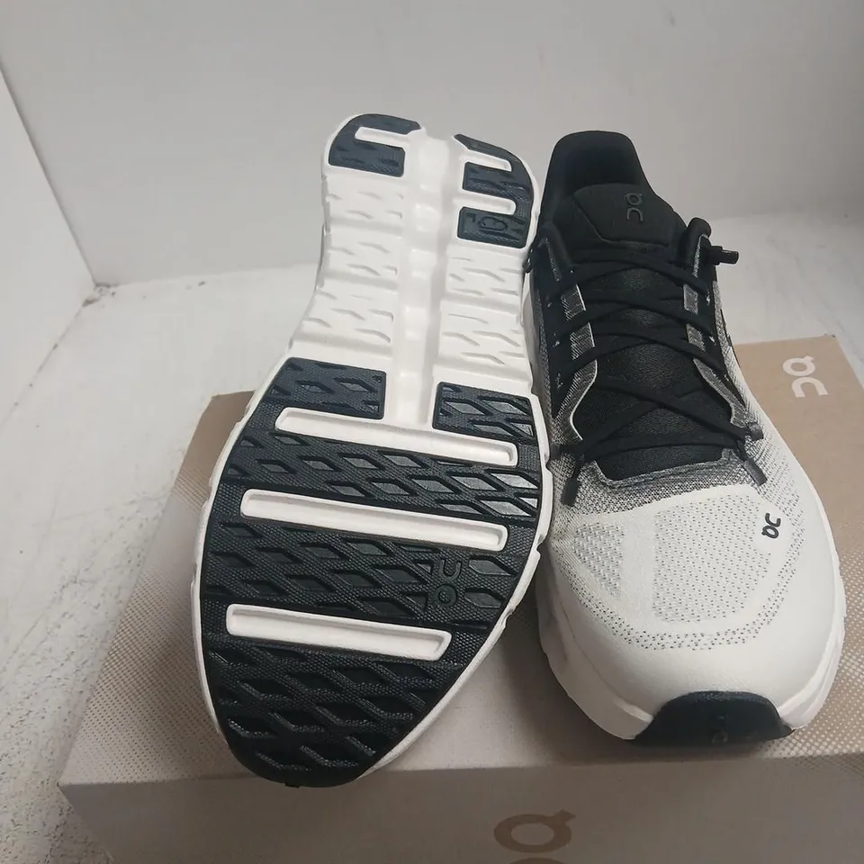 ON CLOUDTILT SHOES – BLACK & IVORY, UK 6 (US 8; EU 39; JP 25) – BOXED