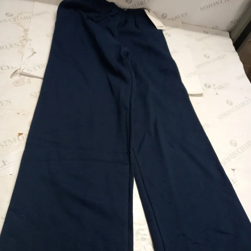 PULL BEAR NAVY BLUE JOGGERS SIZE L 