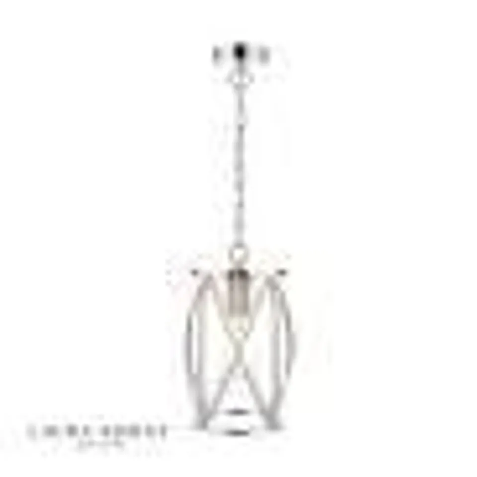 LAURA ASHLEY BECKWORTH LANTERN, POLISHED NICKEL, GLASS