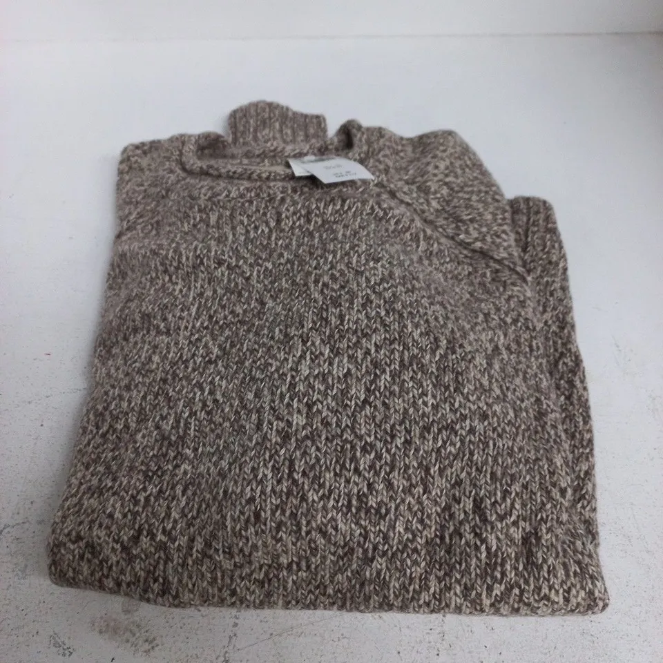 ABERCROMBIE & FITCH KNIT CARDIGAN – GREY MARL, SIZE L TALL