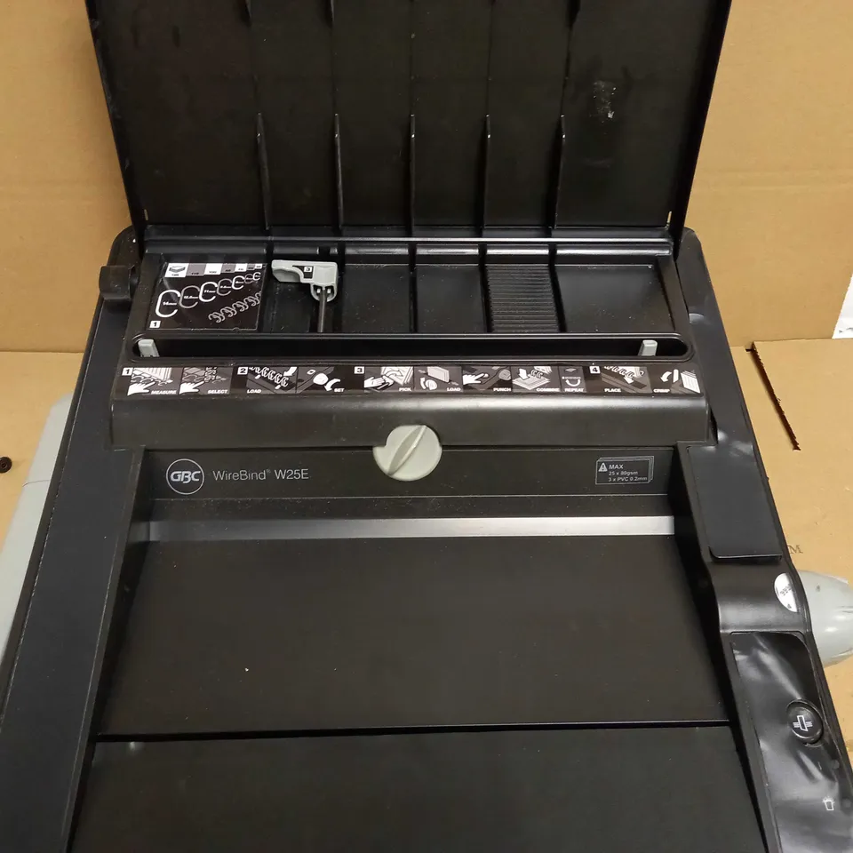 GBC WIREBIND W25E WIRE BINDER MACHINE