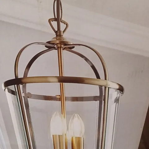 BOXED HURRICANE PENDANT LIGHT 