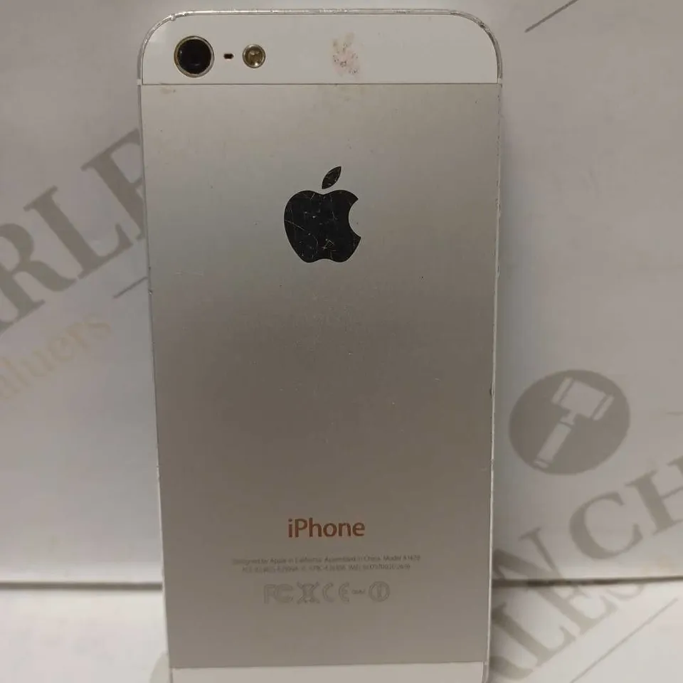 APPLE IPHONE 5 (A1429) - WHITE/SILVER 