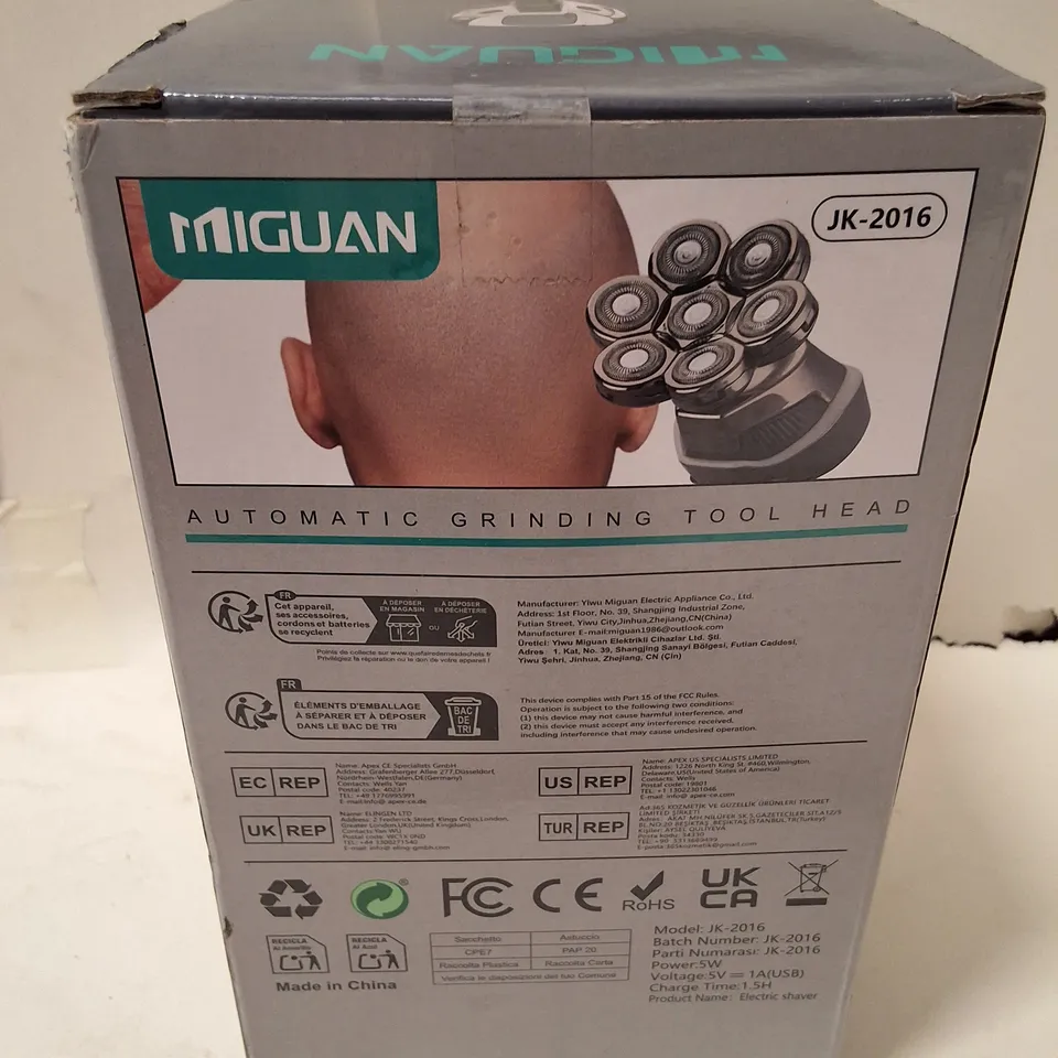 MIGUAN JK-2016 ELECTRIC SHAVER – BOXED