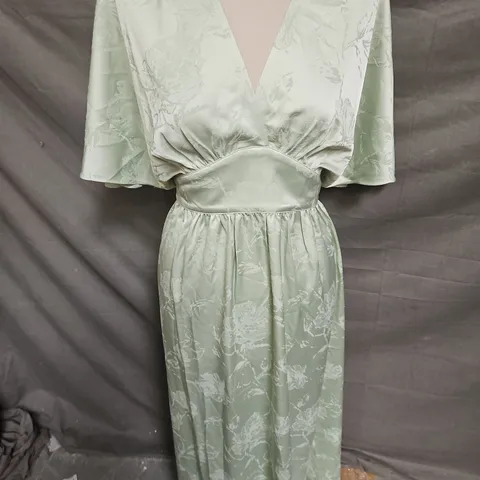 NOBODY'S CHILD BRIDESMAIDS LORELAI MIDAXI DRESS IN OCCASION GREEN SIZE 16