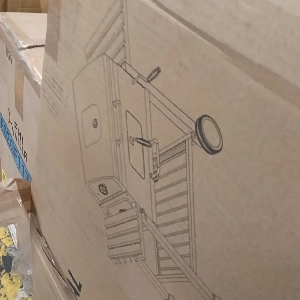 BOXED BREEINS SQUARE CHARCOAL BARBECUE GRILL 