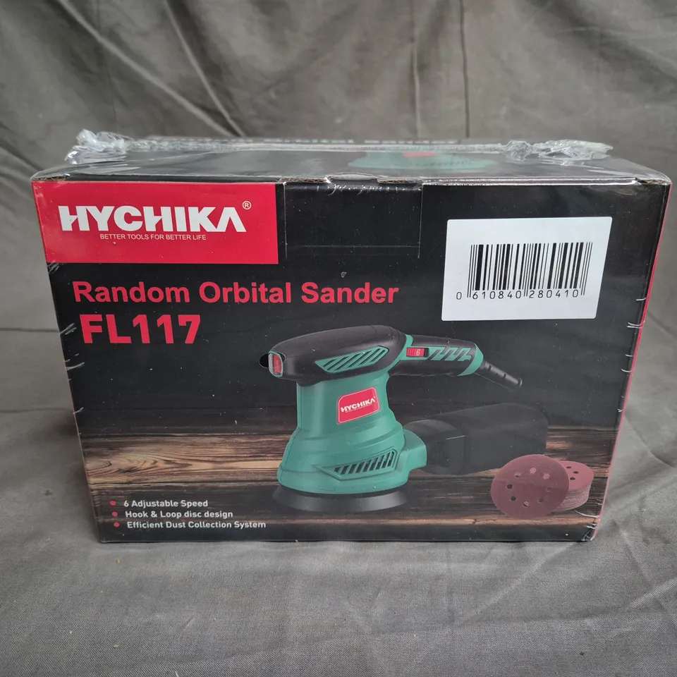 BOXED AND SEALED HYCHIKA RANDOM ORBITAL SANDER - FL117