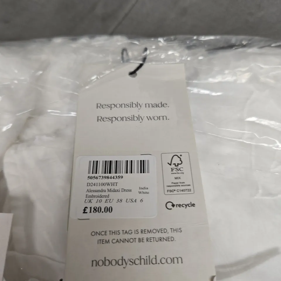 SEALED NOBODYS CHILD ALESSANDRA MIDAXI DRESS SIZE 10