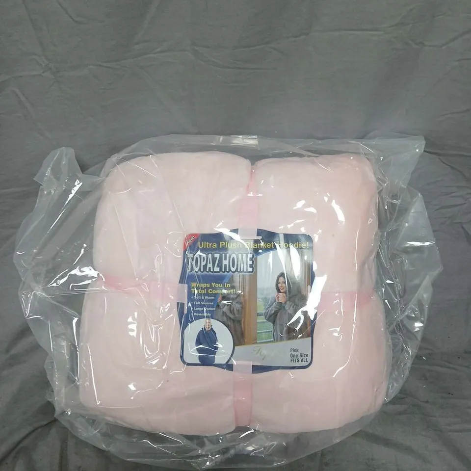 BOX OF APPROX 10 TOPAZ HOME ULTRA PLUSH BLANKET – PINK, ONE SIZE (FITS ALL)