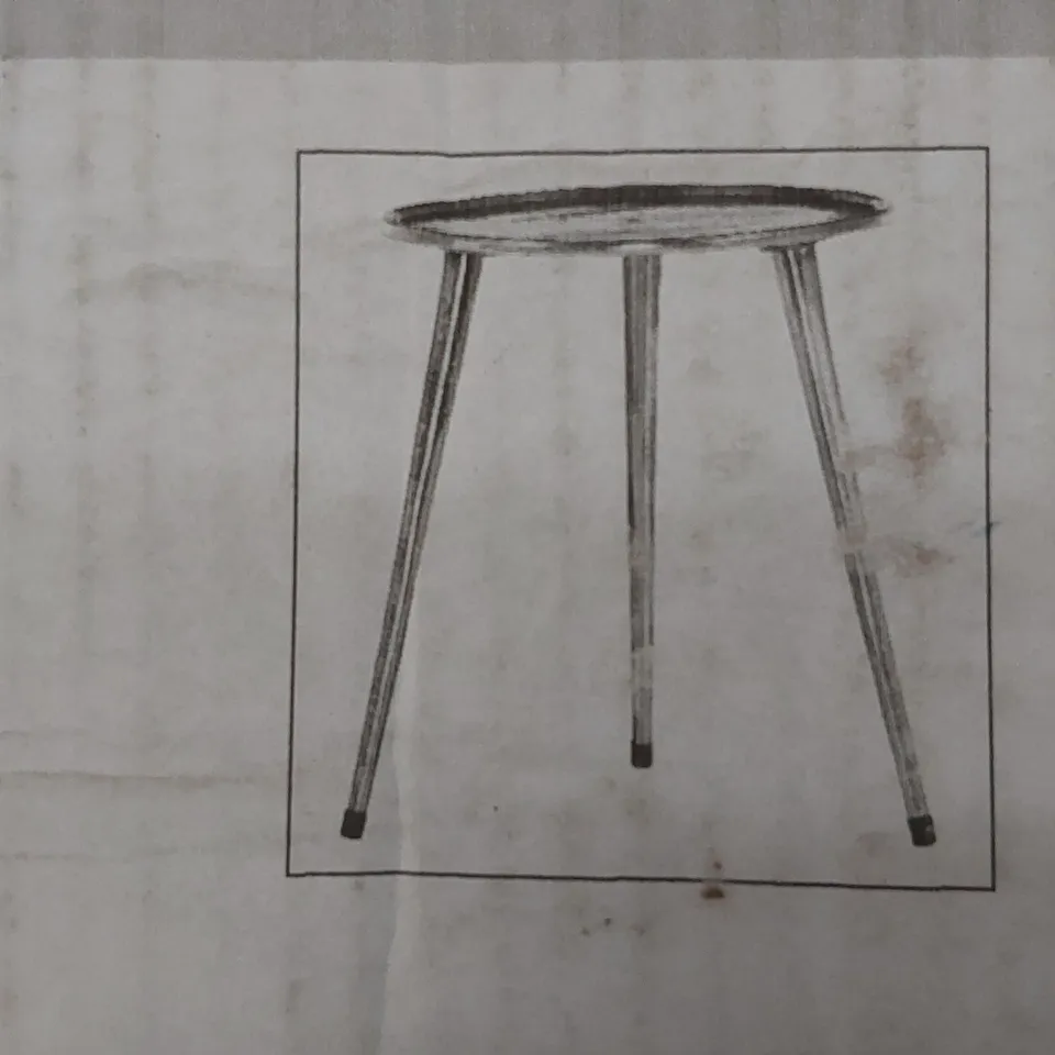 BOXED SHONDRA SIDE TABLE 
