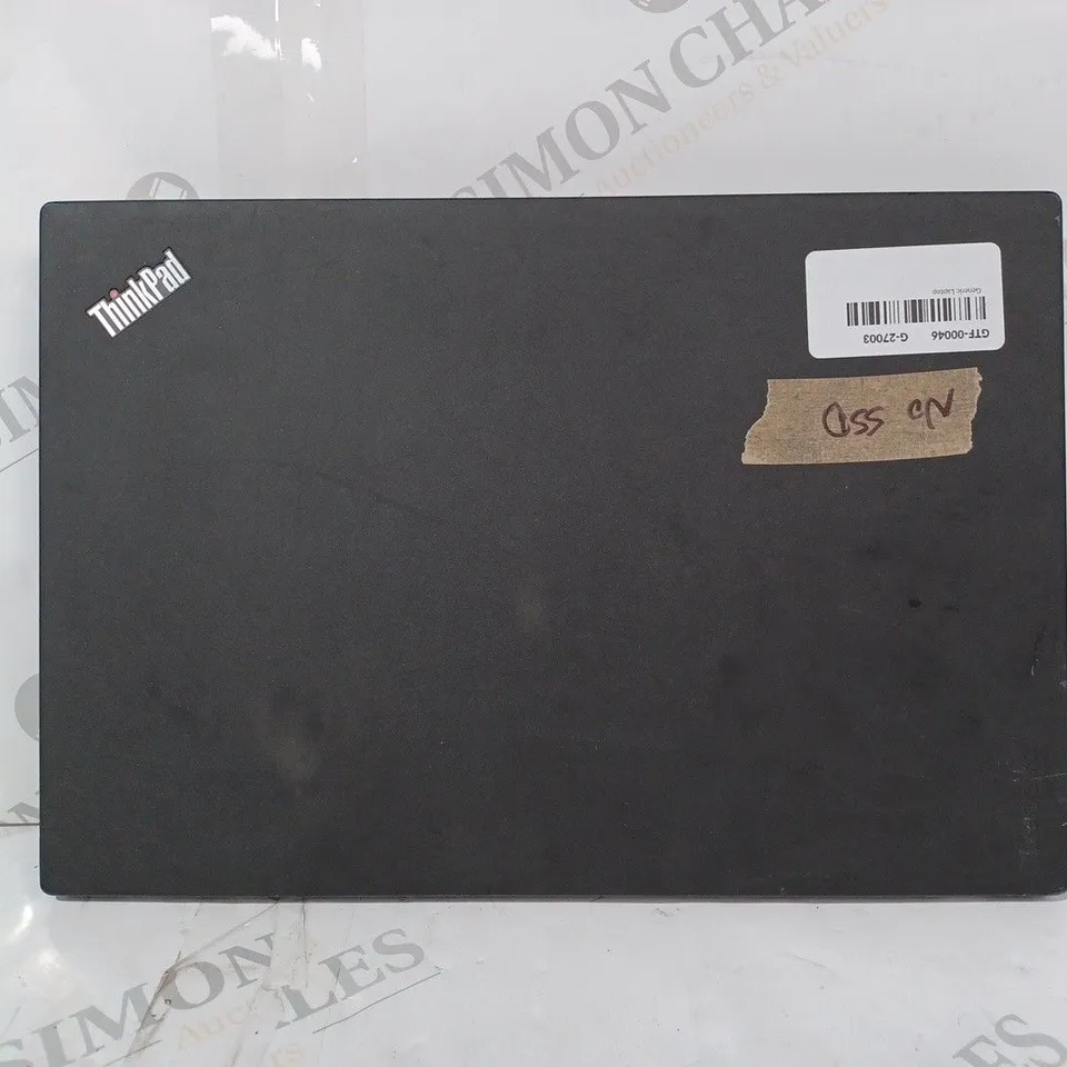 LENOVO X270 THINKPAD LAPTOP IN BLACK