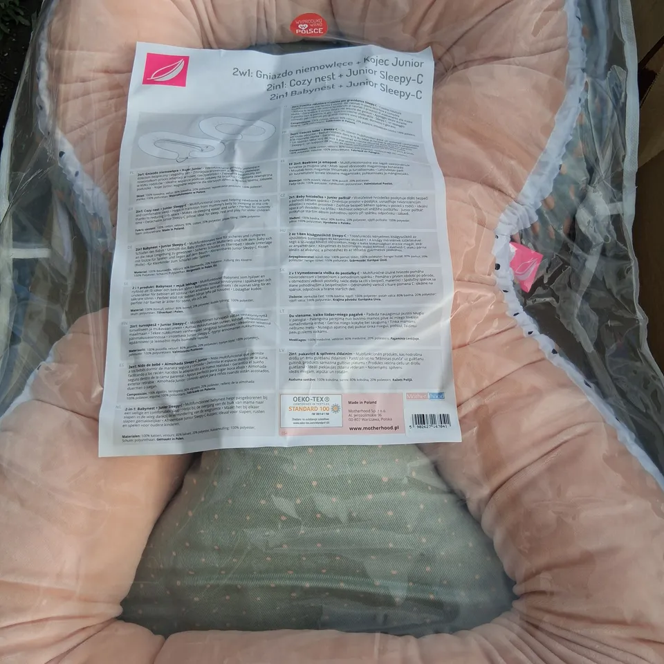 TWO BRAND NEW MOTHER HOOD TWO IN ONE BABYNEST AND JUNIOR SLEEPY C