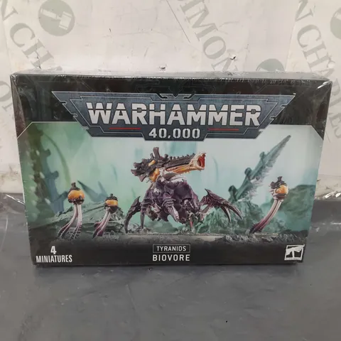 SEALED WARHAMMER 40,000 TYRANDIS BIOVORE- 4 MINIATURES