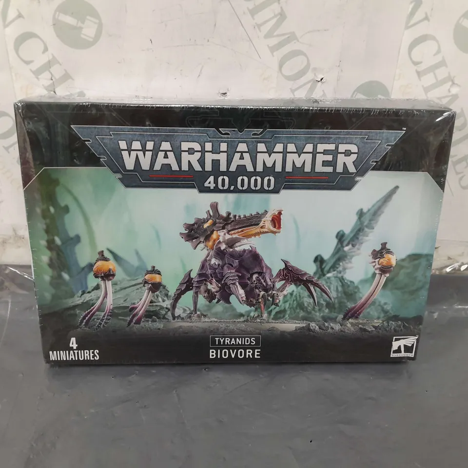 SEALED WARHAMMER 40,000 TYRANDIS BIOVORE-  4 MINIATURES