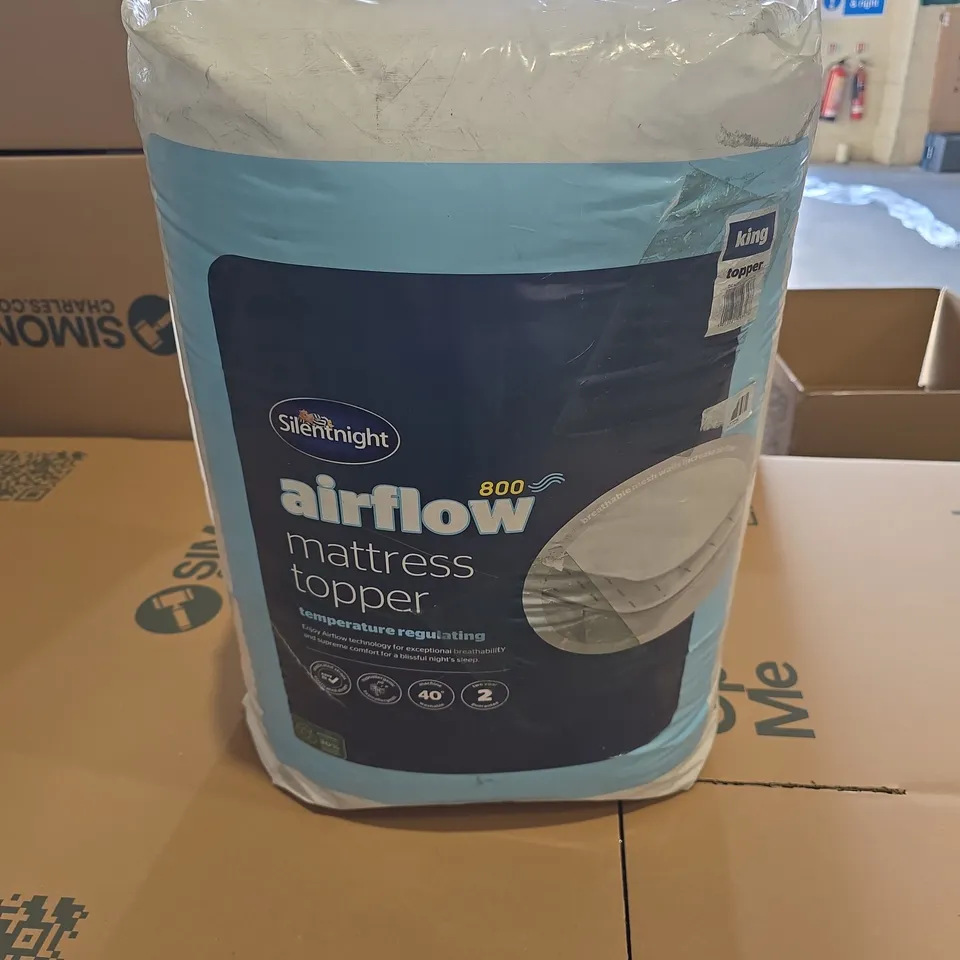 SILENTNIGHT AIRFLOW 800 MATTRESS TOPPER 