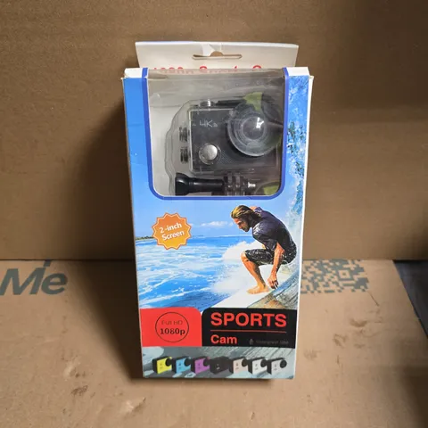SPORTS ACTION CAMERA WITH 2-INCH SCREEN – WATERPROOF 30M, FULL HD 1080P