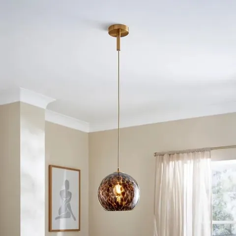 BOXED KIRA TORTOISESHELL PENDANT LIGHT
